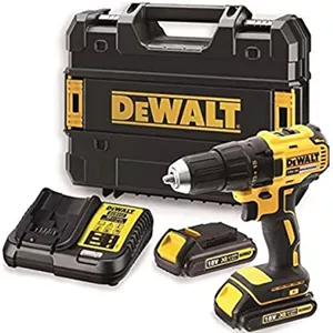 دریل پیچ گوشتی شارژی براشلس 13 میلی متری جمع و جور Dewalt DCD777S2-GB 18 V XR LI-ION