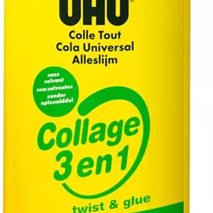 مایع چسب چند منظوره UHU Twist & Glue، بطری پر کننده 810 گرمی، بسته 1 عددی