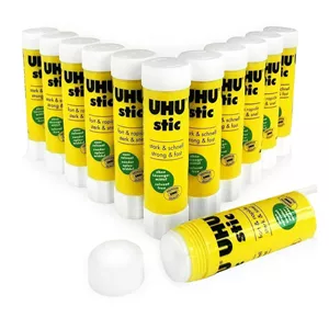 چسب ماتیکی جامد قابل شستشو و غیر سمی UHU 45611 - 21 گرم، بسته 12 عددی