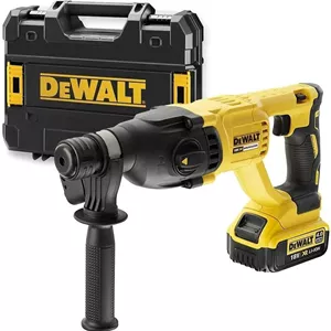 دریل بتن کن چرخشی SDS-Plus براشلس 18 ولت Dewalt DCH133M1 به همراه باتری 4 آمپر ساعت و شارژر