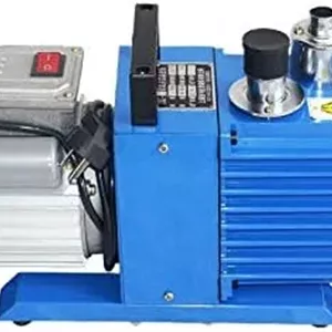 پمپ وکیوم روتاری دو مرحله ای با درایو مستقیم WRQZYZZYZSY مدل 2XZ-1، سرعت پمپاژ هوا 1 لیتر بر ثانیه