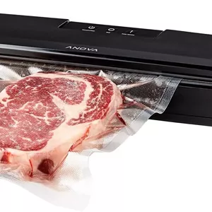 دستگاه وکیوم سیلر آنووا مدل ANVS01-US00 به همراه 10 کیسه از پیش برش خورده، مناسب برای پخت سو وید و نگهداری مواد غذایی