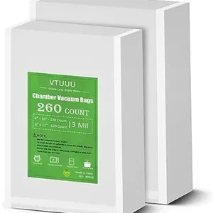 کیسه های وکیوم سیلر محفظه VTUUU، سایز کوارت 260 عدد 8