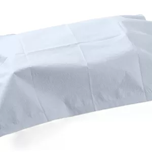 روکش بالش یکبار مصرف TIDI Avalon Papers 703، بافت/پلی، 53x76 سانتی متر، آبی (بسته 100 عددی)