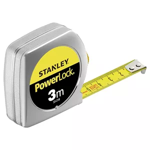 متر استنلی مدل PowerLock Classic 3 متری (33218)