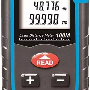 فاصله یاب لیزری دیجیتال 100 متری SNDWAY SW-T100، متر نواری، مساحت و حجم