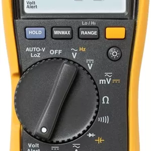 مولتی متر برقکار فلوک با ولتاژ غیر تماسی، 117، FLUKE-117، خاکستری و زرد