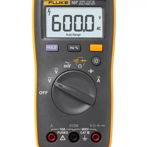 مولتی متر دیجیتال دستی فلوک 107 برای اندازه گیری جریان AC/DC، خاکستری