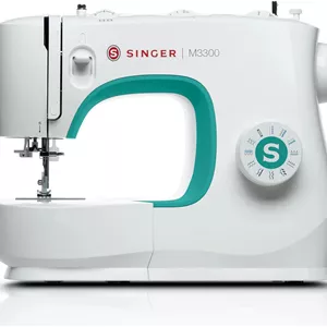چرخ خیاطی سینگر مدل M3300 با 97 طرح دوخت، بدنه فلزی پلاستیکی، سبز