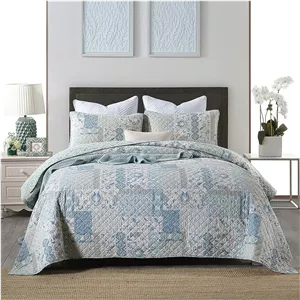 لحاف روتختی دونفره GBMULG مدل Patchwork سایز 250x230 سانتی‌متر 