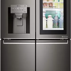 یخچال فریزر درب فرانسوی ال جی GR-X39FMKHL InstaView، ظرفیت 716 لیتر، استیل