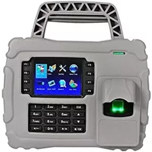 سیستم حضور و غیاب بیومتریک ZKTeco S922، ضد آب، ضد گرد و غبار و ضد ضربه، قابل حمل، طراحی شده برای صنایع معدن و ساخت و ساز، به همراه نرم افزار مدیریت حضور و غیاب