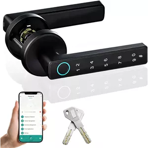 قفل هوشمند درب مدل Fingerprint با قابلیت بازگشایی با اپلیکیشن