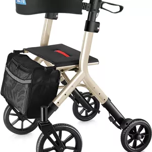 واکر تاشو WALK MATE مدل Rollator چرخ 10 اینچ