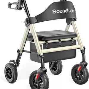 واکر تاشو Soundfuse مدل Rollator چرخ 8 اینچ