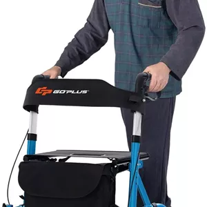 واکر چرخ‌دار Goplus مدل Rollator با چرخ‌های 9.5 اینچی