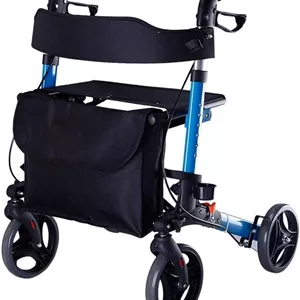 واکر تاشو بزرگسال مدل Aluminum Alloy رنگ آبی