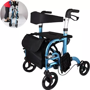واکر تاشو AMhuui مدل Folding Rollator آلومینیومی