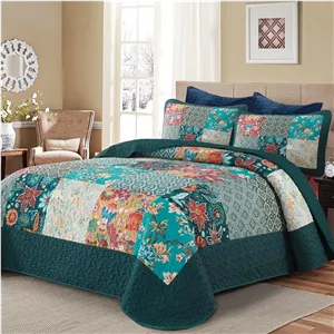 لحاف ست روتختی DJY مدل Patchwork سایز کینگ 