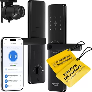 قفل هوشمند درب مدل Smart Mortise با قابلیت اثر انگشت