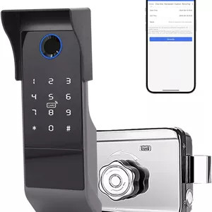 قفل هوشمند یاسوس مدل V2 قابلیت اتصال به بلوتوث و وای‌فای
