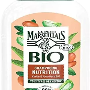 شامپو تغذیه کننده ارگانیک Le Petit Marseillais Bio آلوئه ورا و کاریته موهای خشک 1 عدد 250 میلی لیتر
