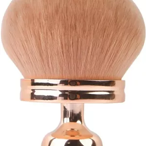 براش آرایشی مدل Round Head رنگ رزگلد