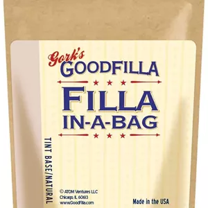 پودر بتونه و پرکننده چوب گودفیلا - فرمول نوآورانه - Filla-In-A-Bag - پایه خنثی - 340 گرم | ترمیم، پرداخت و وصله | قابلیت رنگ آمیزی، لکه پذیری، سنباده زنی و خشک شدن سریع | بدون ضایعات