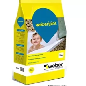 پودر بندکشی پیش مخلوط سیمانی Weber - رنگ های متنوع (سفید یاسمنی)