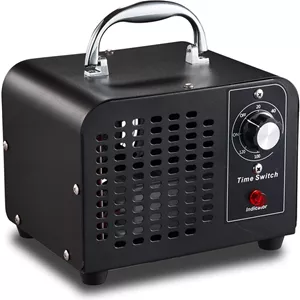 دستگاه تصفیه هوا صنعتی اوزون DHXYZM 220V - ژنراتور اوزون یونیزه کننده هوا خانگی با تایمر و دسته حمل برای اتاق ها، هتل ها و مزارع، دوشاخه UK