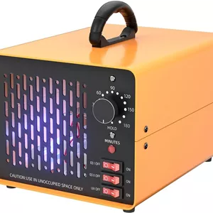 دستگاه تولید اوزون Snowtaros با ظرفیت 50000 میلی گرم در ساعت و تایمر 180 دقیقه ای برای حذف بو از خودرو، منزل، دود و حیوانات خانگی
