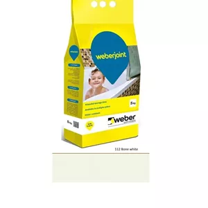 Weber - ملات بندکشی کاشی پیش مخلوط بر پایه سیمان Weber - چند رنگ سفید استخوانی