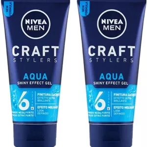 ژل حالت دهنده موی مردانه نیوآ مدل Aqua Styling Mega 6 Strong حجم 150 میلی لیتر (2 عدد)