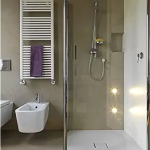 محفظه دوش ربع دایره 2MX2M TENTEN شیشه شفاف سکوریت 8 میلی متری، کابین دوش با درب کشویی، پارتیشن دوش، اتاق دوش، محفظه شیشه ای