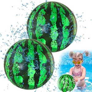 توپ هندوانه ای، توپ بادی PVC برای بازی های باغی و استخری تعطیلات ساحلی، توپ های بادی آبی، توپ های ساحلی فنری، اسباب بازی های بادی استخر برای بزرگسالان و کودکان، برای داخل و خارج از خانه