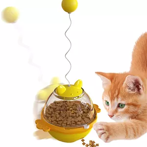 اسباب بازی پخش کننده تشویقی گربه، پازل تشویقی برای گربه های خانگی، لوازم آموزشی بازی تعاملی حیوانات خانگی برای بچه گربه ها، مناسب خانه، باغ، بالکن، اتاق خواب، اتاق مطالعه، اتاق نشیمن، حیاط خلوت