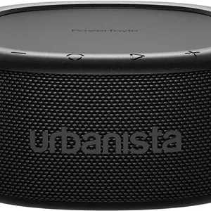 اسپیکر بلوتوثی Urbanista Malibu، اسپیکر بی سیم 20 واتی خورشیدی با 45 ساعت پخش، ضد آب IPX7، صدای استریو، جفت سازی دوگانه، اسپیکر قابل حمل برای آیفون، سامسونگ و غیره، مشکی