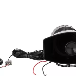 آژیر اضطراری خودرو Morelian Tone Sound، بوق آژیر خودرو با میکروفون PA، سیستم بلندگو، آمپلی فایر اضطراری، هوتر 12 ولت 80 وات 200 دسی بل