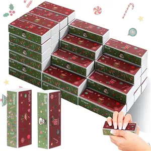بافر ناخن فولد تایر 50 عددی 4 طرفه، مناسب برای صاف و براق کردن ناخن های طبیعی و اکریلیک، پولیشر و سوهان ناخن 