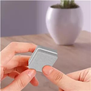 بلاک بافر ناخن 30 عددی، حرفه ای، سالنی، مینی، قابل حمل، ابزار مانیکور (خاکستری) 