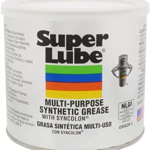 گریس سینتتیک سوپر لوب 41160 (NLGI 2)، قوطی 400 گرمی، سفید شفاف از سوپر لوب