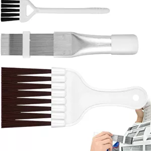 شانه فین AC | شانه فین برای کندانسور کولر گازی | ابزار تمیز کننده رادیاتور برای خودرو، RV، پنجره، یخچال، دریچه کانال، لوازم تهویه مطبوع، تعمیر و نگهداری کویل AC