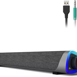 اسپیکر دسکتاپ Defsedar مدل SoundBar با نورپردازی LED