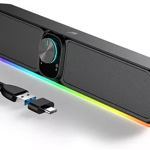 اسپیکر دسکتاپ BUSP مدل HYY با نورپردازی RGB