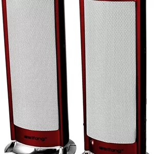 اسپیکر مینی استوانه ای قرمز رنگ با کنترل صدا USB 2.0 Ruilogod