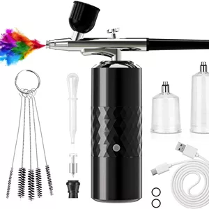 ایر براش شارژی crpen مدل Cordless رنگ مشکی