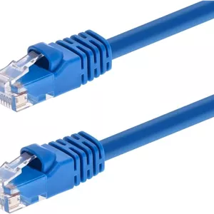 کابل شبکه اترنت Cat6 مونوپرایس 3 فوتی 24AWG 550MHz UTP با مس خالص - آبی