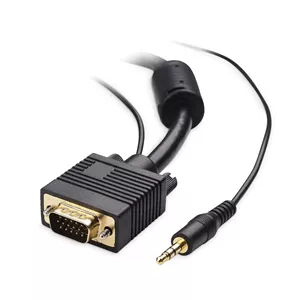 کابل VGA به VGA کیبل مترز مدل Audio دار طول 4.5 متر