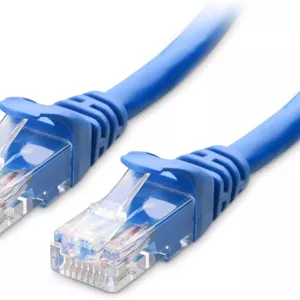 کابل شبکه Cat 6 اترنت 10 گیگابیتی Cable Matters بدون گیر 2.4 متری (کابل Cat 6، کابل شبکه، کابل اینترنت) - آبی