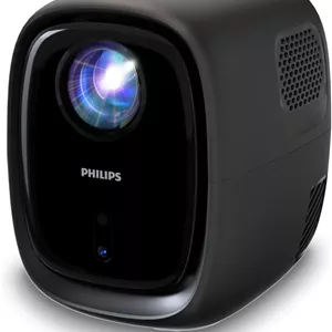 پروژکتور سینمای خانگی فیلیپس NeoPix 130، تصحیح پیشرفته تصویر، Full HD 720p، منبع نور LED پیشرفته، حالت آینه Wi-Fi، صدای استریو، سیستم عامل متصل، مشکی